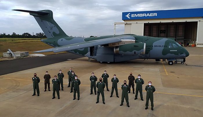 Força Aérea Brasileira recebe o terceiro KC-390 Millennium fabricado pela Embraer